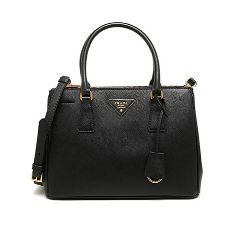 1ba863 prada|PRADA Shoulder bag PVC Black 1BA863 Used .